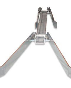 Litter scraper in end set double-blade cpl 900mm V17/19